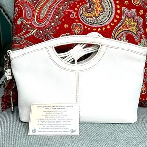 Brand New w/out tags! Never Used! All leather clutch or shoulder bag.